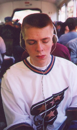 PJB Asleep on Ride to Pikes Peak